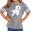 Rabbit Skins Toddler Fine Jersey Football T-Shirt Thumbnail