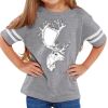 Rabbit Skins Toddler Fine Jersey Football T-Shirt Thumbnail