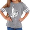 Rabbit Skins Toddler Fine Jersey Football T-Shirt Thumbnail