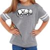 Rabbit Skins Toddler Fine Jersey Football T-Shirt Thumbnail