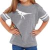 Rabbit Skins Toddler Fine Jersey Football T-Shirt Thumbnail