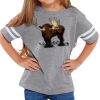 Rabbit Skins Toddler Fine Jersey Football T-Shirt Thumbnail