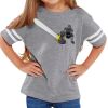 Rabbit Skins Toddler Fine Jersey Football T-Shirt Thumbnail