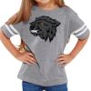 Rabbit Skins Toddler Fine Jersey Football T-Shirt Thumbnail