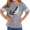 Rabbit Skins Toddler Fine Jersey Football T-Shirt Thumbnail