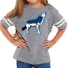 Rabbit Skins Toddler Fine Jersey Football T-Shirt Thumbnail