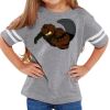 Rabbit Skins Toddler Fine Jersey Football T-Shirt Thumbnail