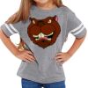 Rabbit Skins Toddler Fine Jersey Football T-Shirt Thumbnail