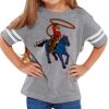 Rabbit Skins Toddler Fine Jersey Football T-Shirt Thumbnail