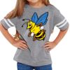 Rabbit Skins Toddler Fine Jersey Football T-Shirt Thumbnail