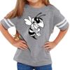 Rabbit Skins Toddler Fine Jersey Football T-Shirt Thumbnail