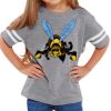 Rabbit Skins Toddler Fine Jersey Football T-Shirt Thumbnail