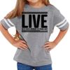 Rabbit Skins Toddler Fine Jersey Football T-Shirt Thumbnail